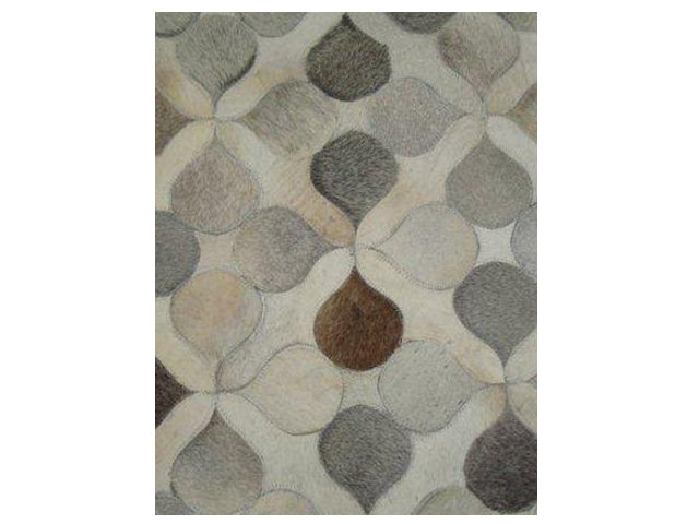 Kimaya Grey Hairon Leather Carpet
