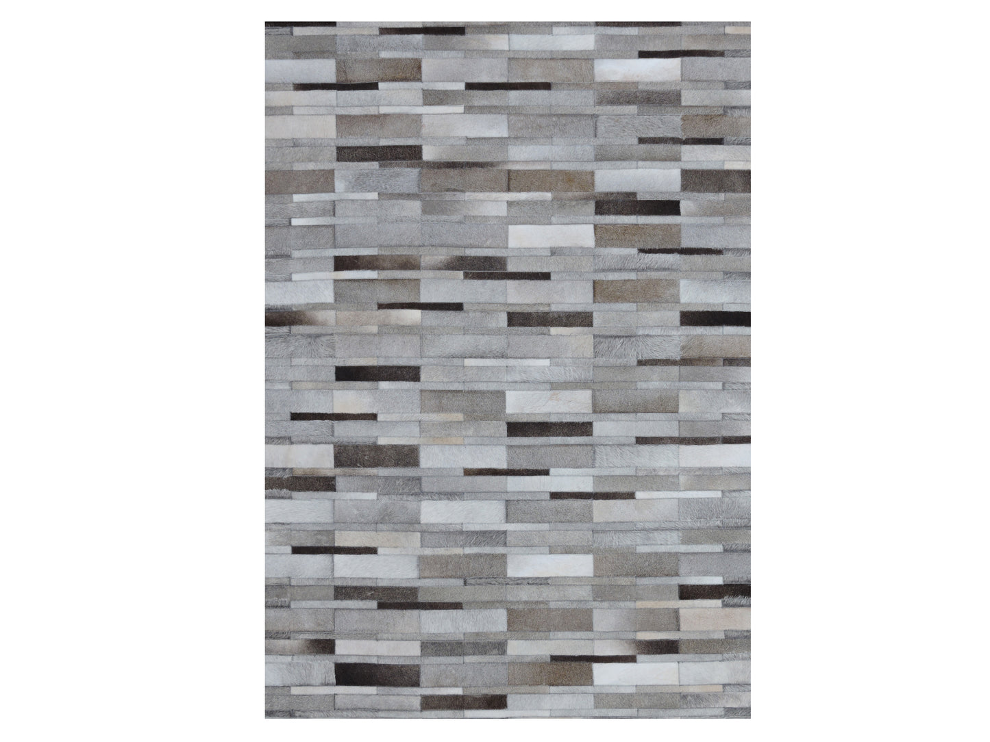 Kian Grey Hairon Leather Carpet