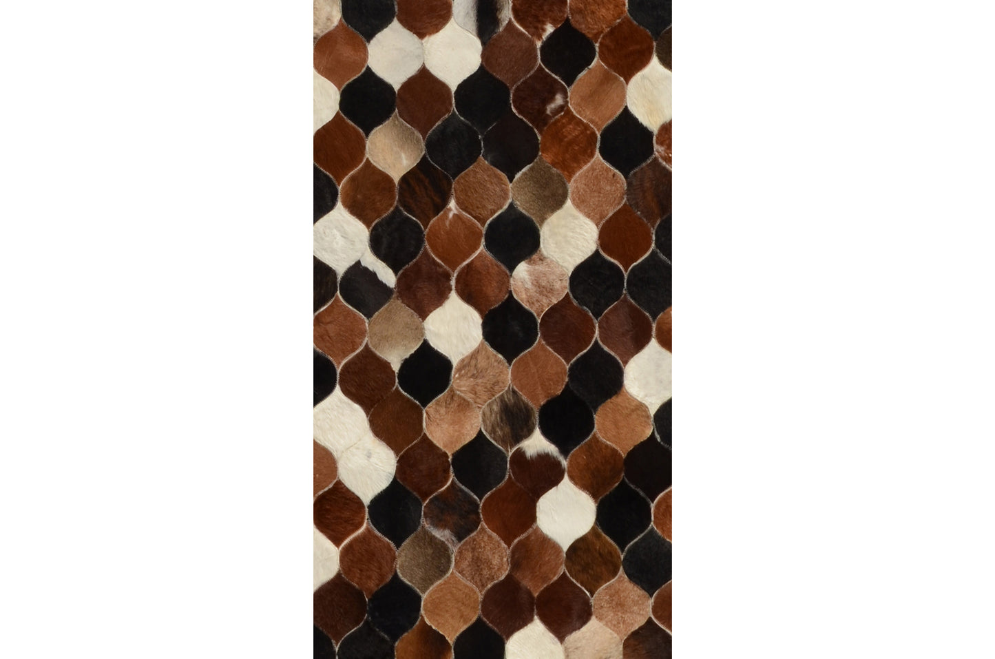 Vapour Choco Brown Hairon Leather Carpet