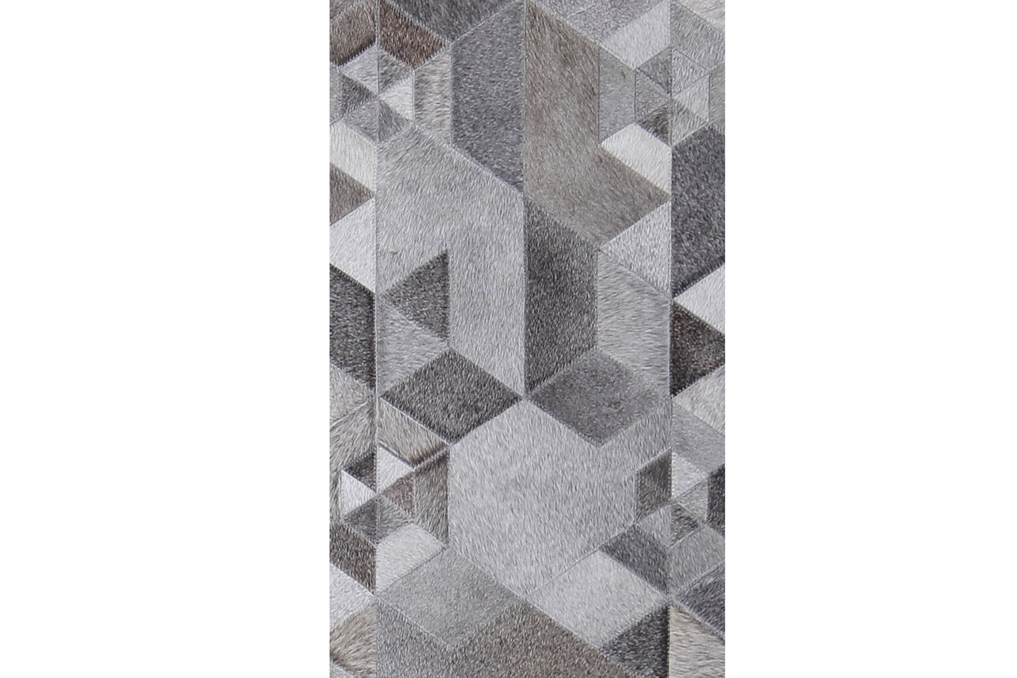 Miaz Grey Hairon Leather Carpet