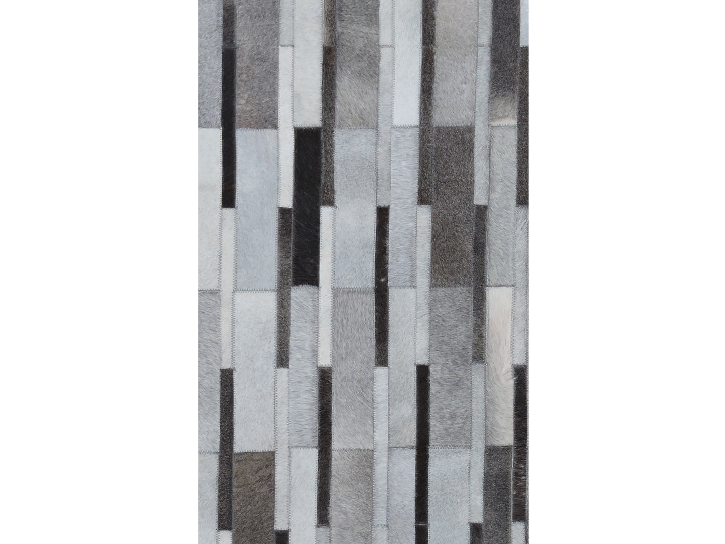 Zian Grey Hairon Leather Carpet