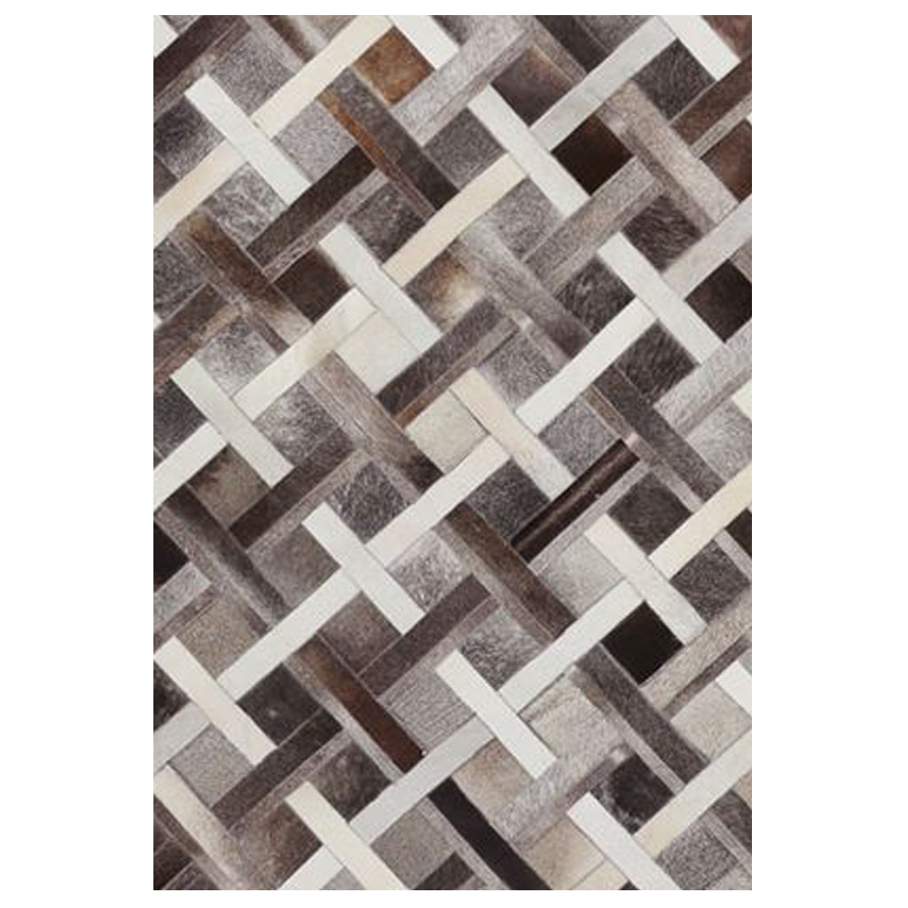 Fresco Designer Brown Hair on Leather Carpets