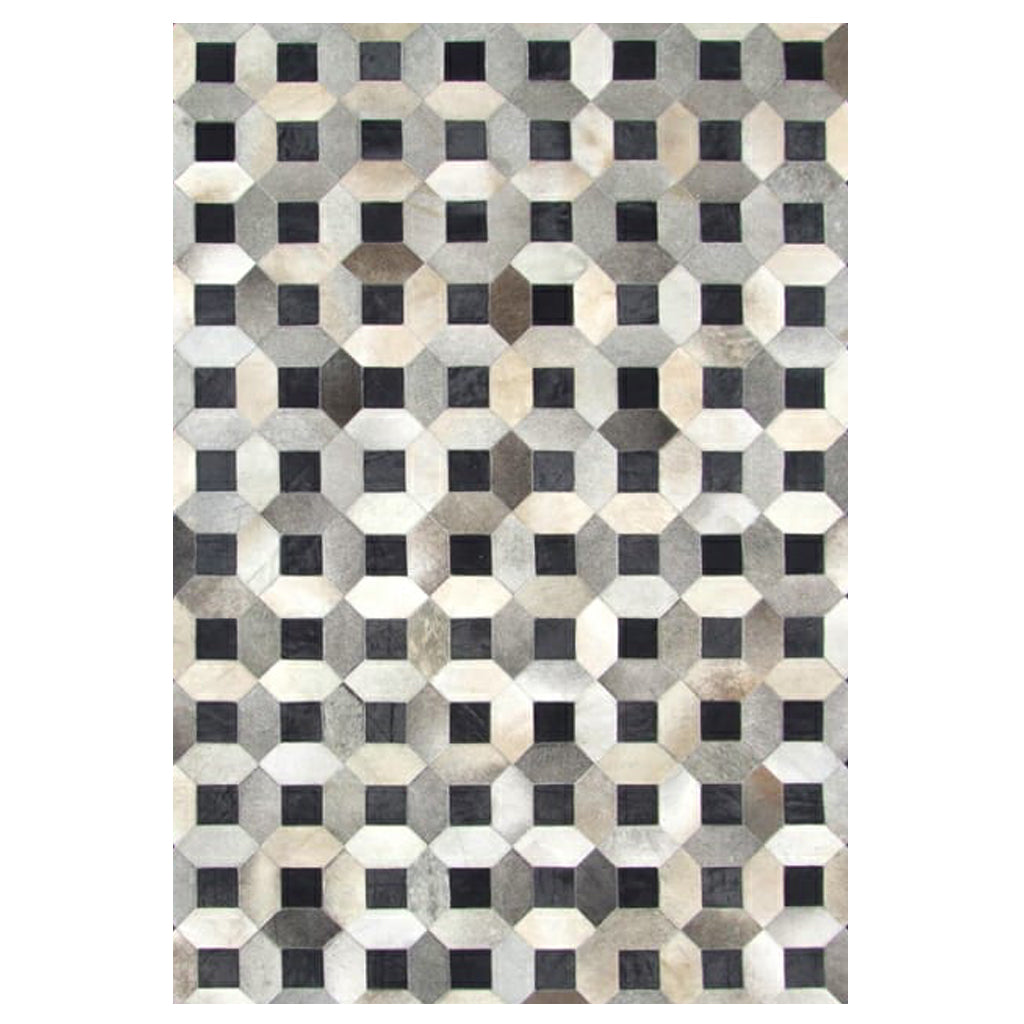 Handmade Hair on Leather Carpets