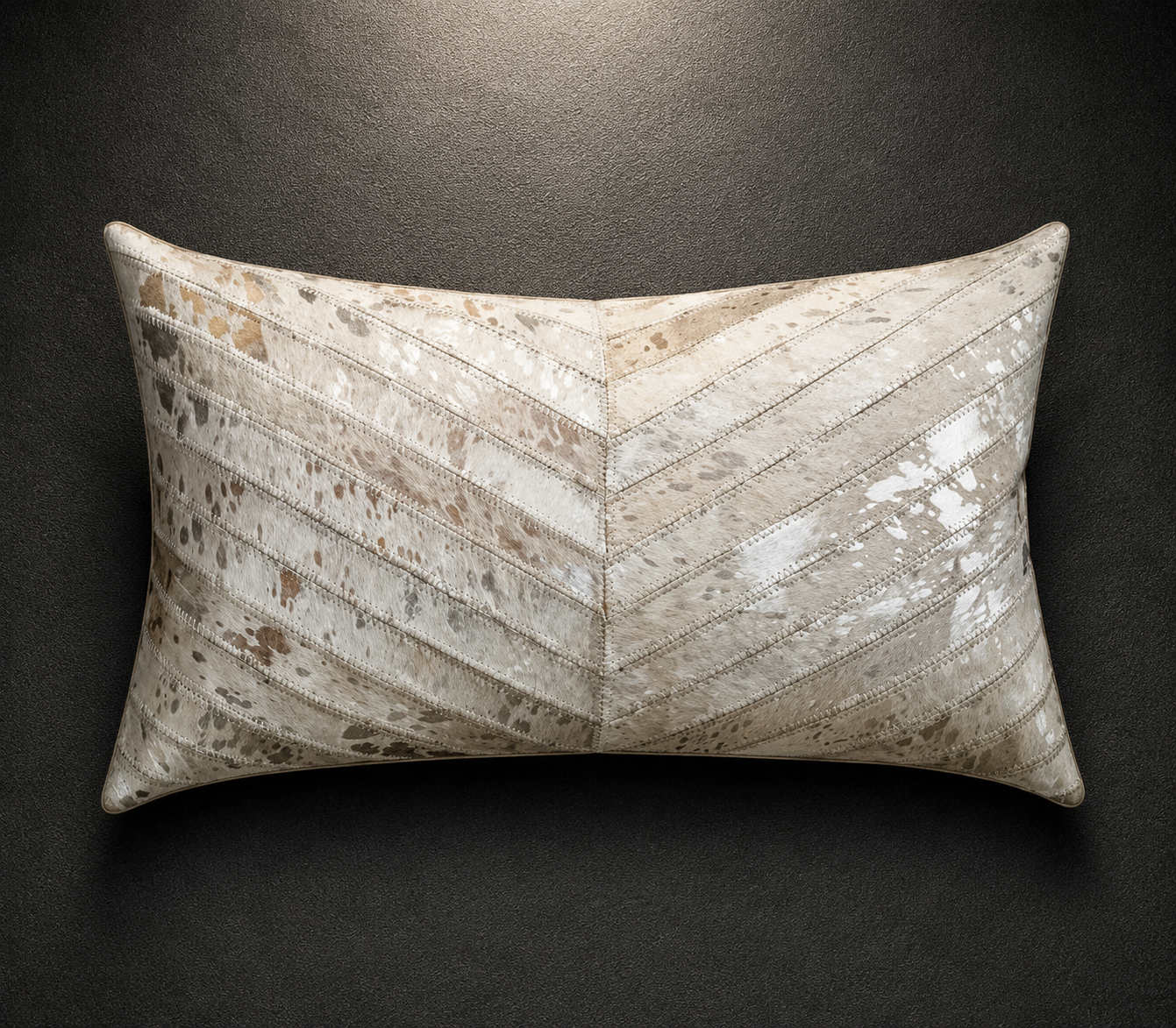 Dew Hair On Leather Throw Pillow Cover
