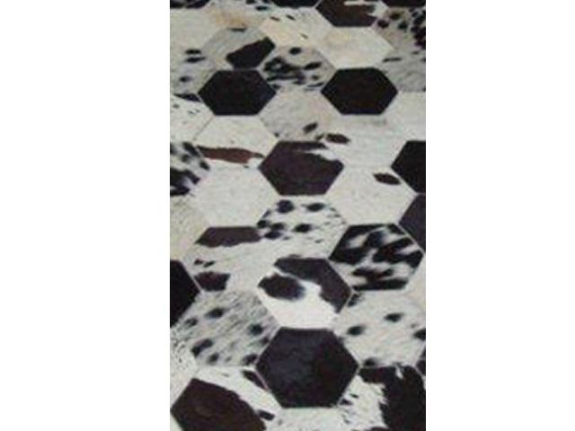 Bermo Grey  Hairon Leather Carpet