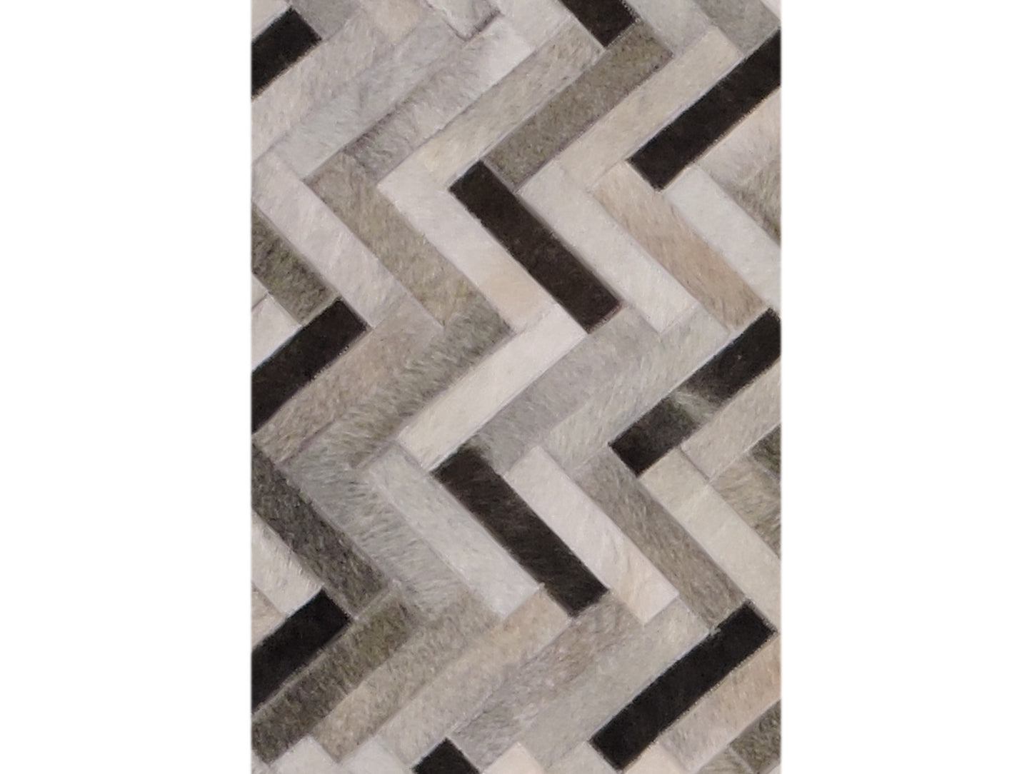 Folio Grey Hairon Leather Carpet