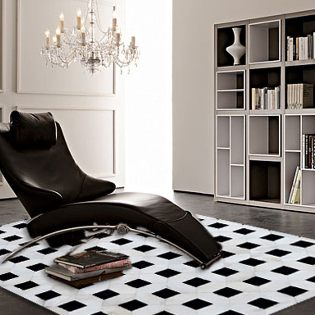 Hairon Leather Rug