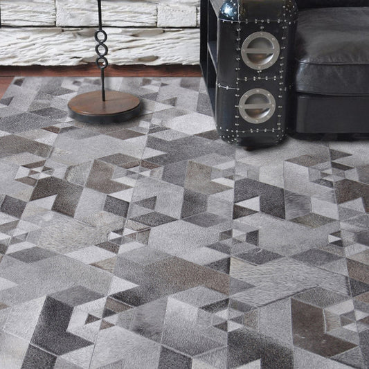 Hair On Leather Area Rug