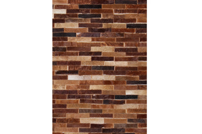 Inferno Brown Hairon Leather Carpet
