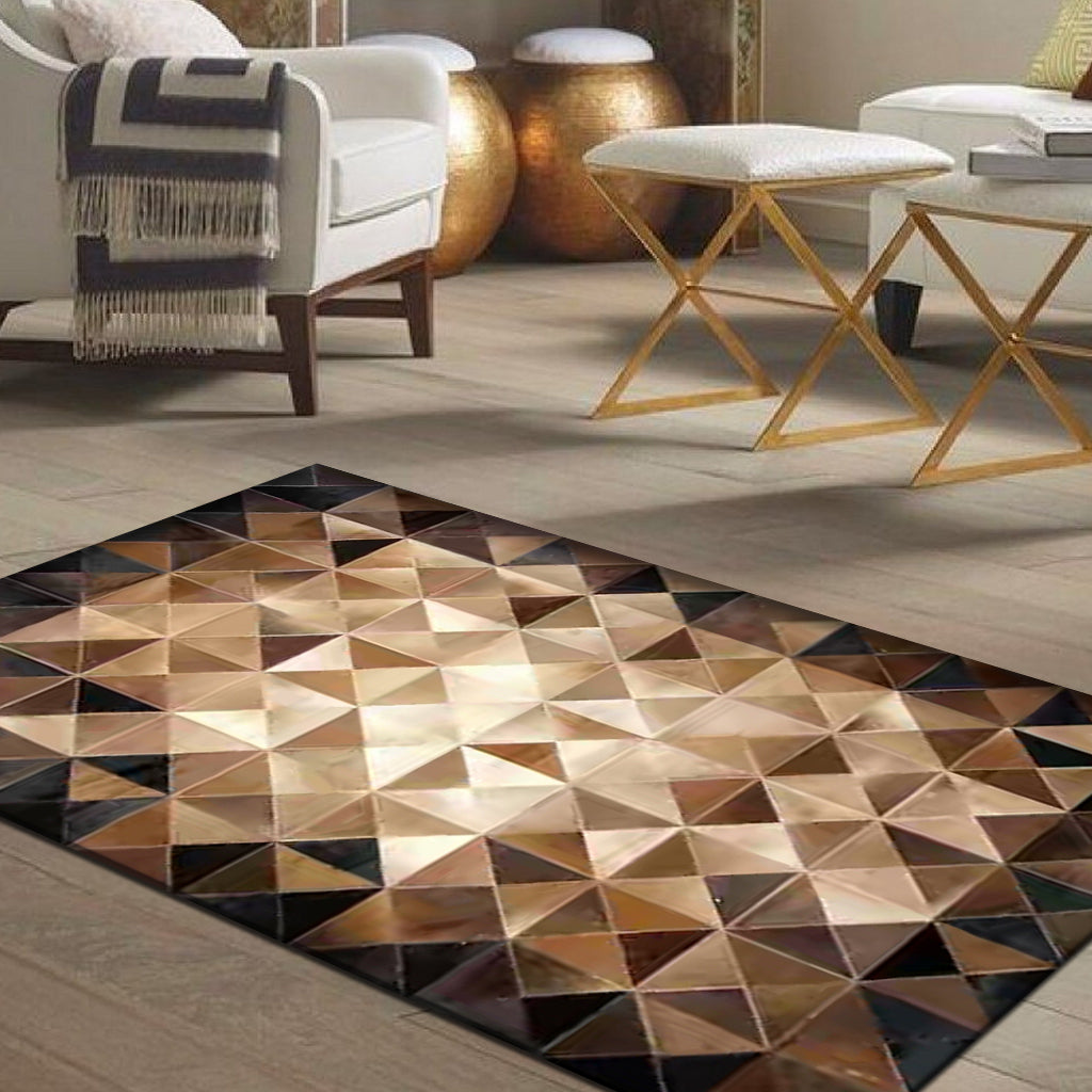 Hair on Leather Hide Rugs