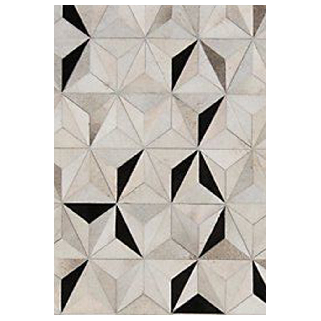 Quiver Beige Hair on Leather Modern carpets