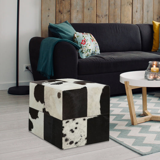 Leather Ottoman