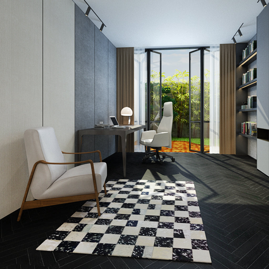 Hair on Leather Rugs