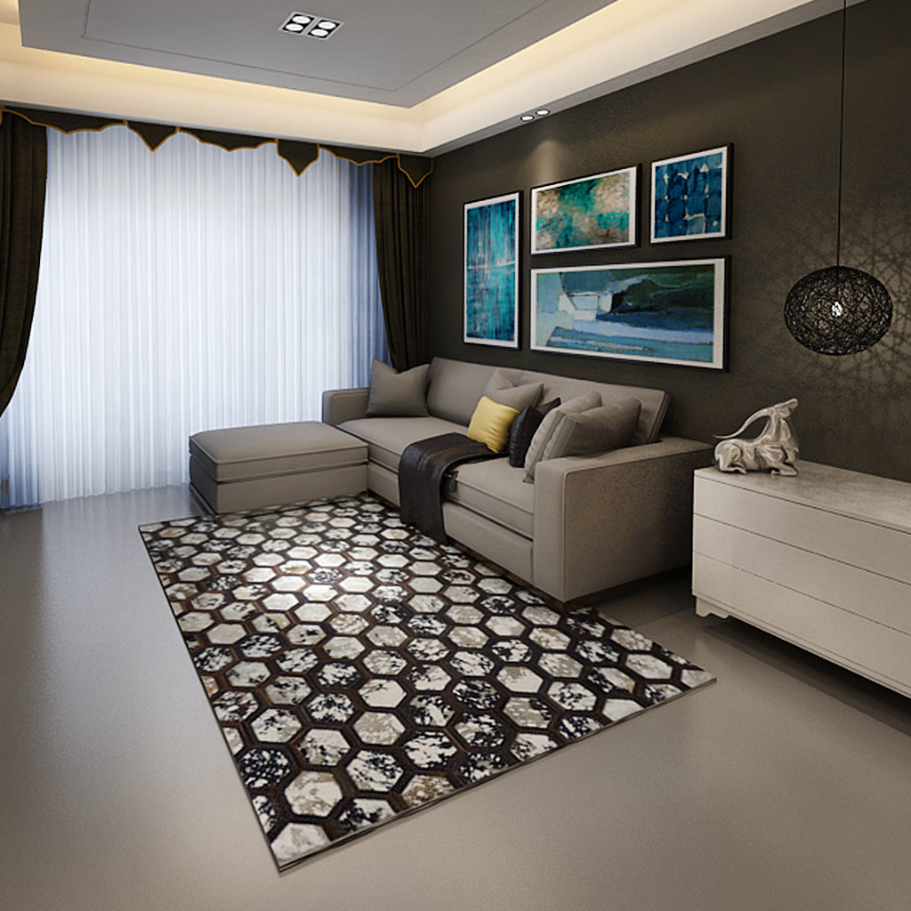 Hair on Leather Rugs